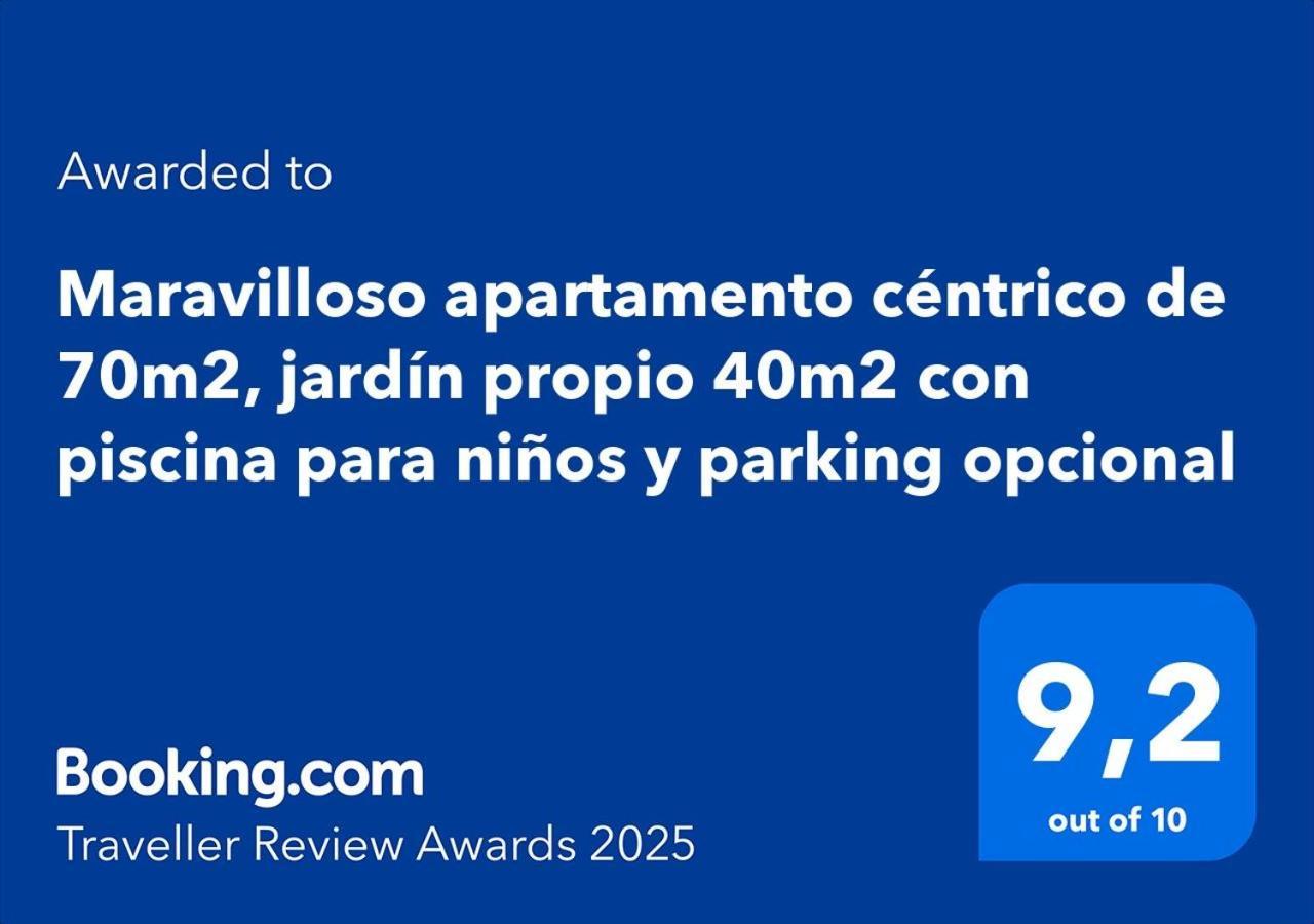 Maravilloso Apartamento Centrico De 70M2, Jardin Propio 40M2 Con Piscina Para Ninos Y Parking Opcional Málaga Exterior foto