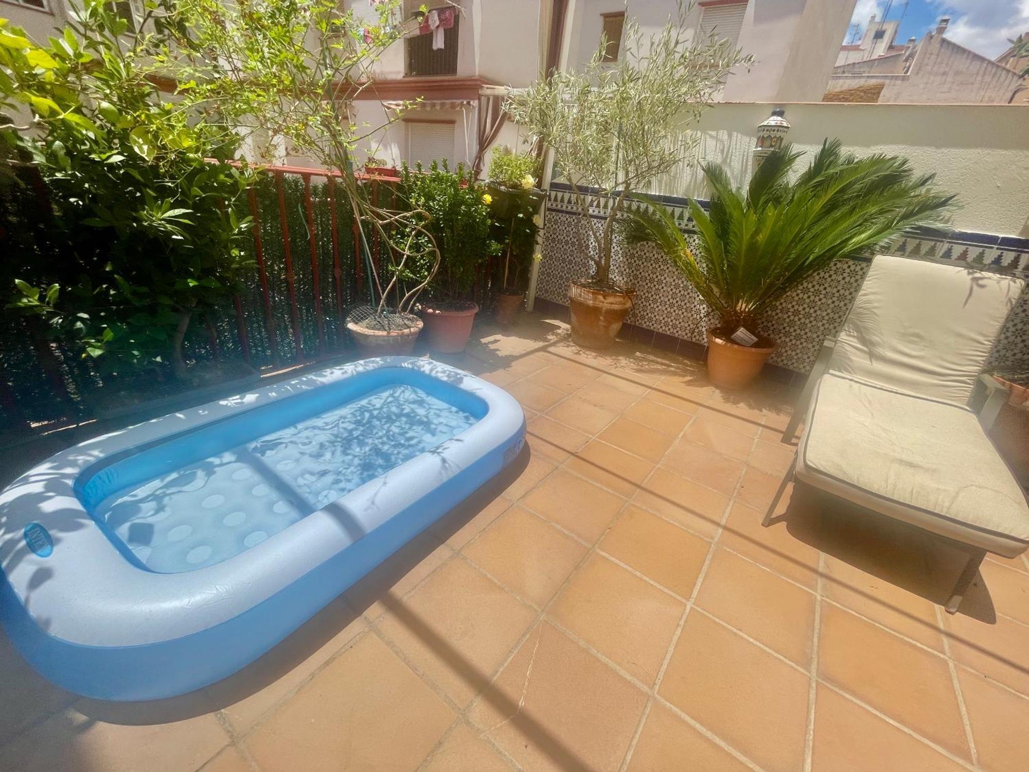 Maravilloso Apartamento Centrico De 70M2, Jardin Propio 40M2 Con Piscina Para Ninos Y Parking Opcional Málaga Exterior foto